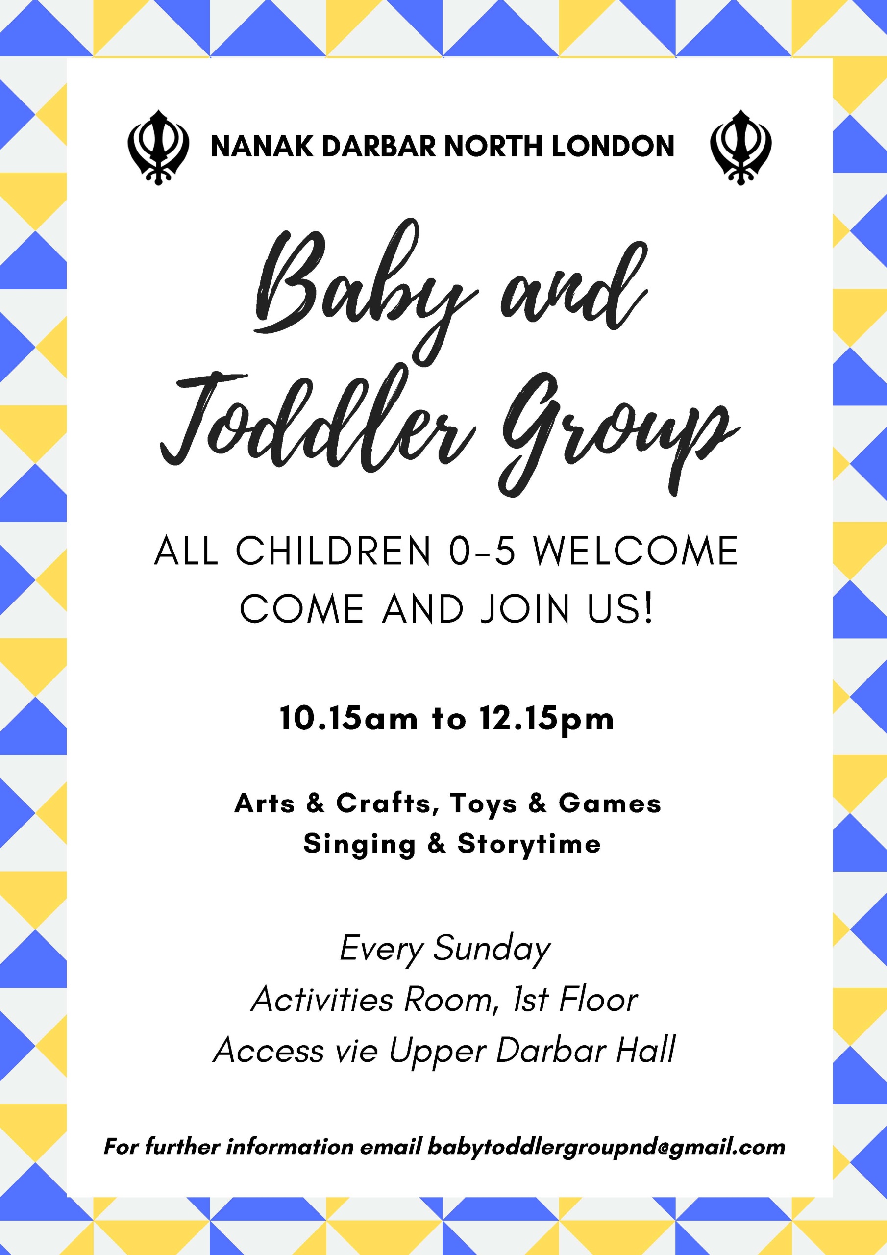 Baby and toddler group 